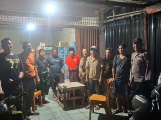 Jajaran Polsek Polres Sidrap Intensif Patroli Biru, Lingkungan Kondusif Tanpa Gangguan