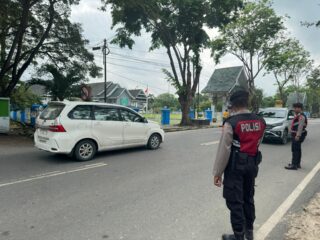 Jaga Aktivitas Siang Tetap Kondusif, Polres Sidrap Turunkan Personel Patroli