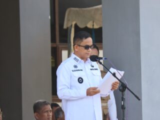 Wakil Bupati Pinrang, Sudirman Bungi, S.IP., M.Si Pimpin Langsung Upacara Peringatan Harkopnas ke-78