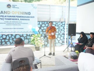 Bupati Enrekang Hadiri Pembukaan SPPG Tomenawa di Kec. Baraka.