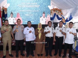 Sertijab Kepala Rutan Kelas IIB Sidrap, Wabup Nurkanaah Dorong Kesinambungan Program