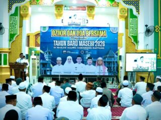 Wujud Sinergi, Kapolres Sidrap bersama Pemda Hadiri Dzikir dan Doa Bersama Tutup Tahun