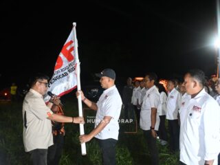 Disaksikan Bupati Syaharuddin, Pengurus IOF Sidrap Dilantik di Kawasan Wisata PLTB