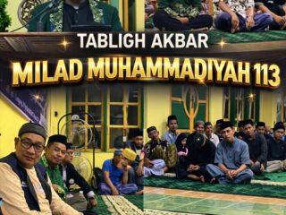 Pengajian Subuh Jelang Refleksi Milad ke-113 Muhammadiyah Sidrap Disambut Antusias Warga Muhammadiyah