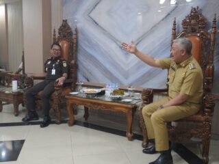 Bupati Pinrang Terima Langsung Kajati Provinsi Sulsel Lakukan Kunjungan Kerja Ke Kabupaten Pinrang