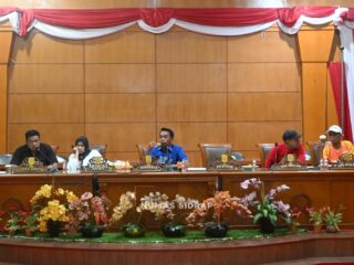 Bupati dan Wabup Sidrap Pantau Persiapan HUT Daerah