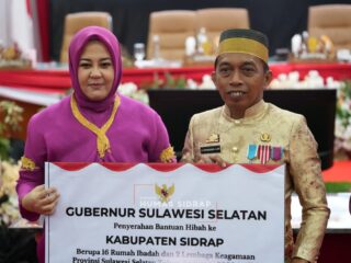 Dihadiri Gubernur dan Wagup Sulsel, Peringatan Hari Jadi Ke-682, Sidrap Terima Bantuan Keuangan Provinsi Rp15 Miliar
