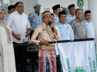 Syahruddin Alrif Lepas Pawai Tarhib Ramadan , Bangun Semangat Ibadah dan Kebersamaan Masyarakat Sidrap