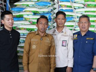 Usai Panen Raya, Bupati Sidrap Kunjungi Pabrik Beras Rahma 35
