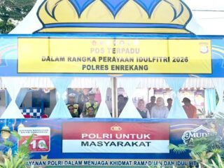 Personel Gabungan Mulai Siaga di Pos Pelayanan dan Pengamanan Ops Ketupat Pallawa 2026, Dipimpin Kasat Lantas