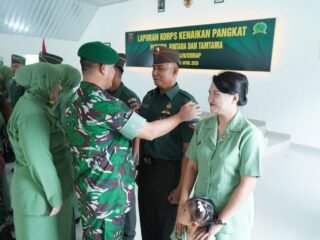 11 Prajurit Kodim Sidrap Naik Pangkat, Dandim Beri Pesan Tegas!