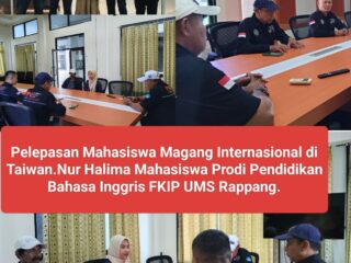Prodi Bahasa Inggris UMS Rappang Kembalu Lepas Mahasiswa Magang Internasional
