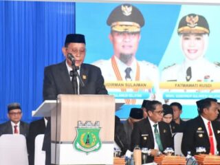 Ketua DPRD Pinrang, Bacakan Sejarah Singkat Kab Pinrang Pada HUT Ke-66 Tahun 2026