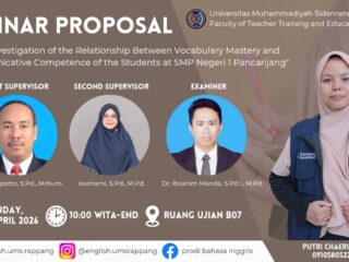 Mahasiswa UMS Rappang Kaji Kemampuan Komunikasi Siswa Lewat Penguasaan Kosakata