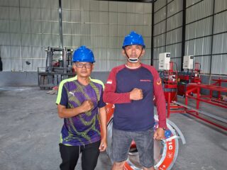 PT Asna Jaya Steel Hadir di Bila Pitu Riase, Permudah Warga Dapatkan Bahan Bangunan