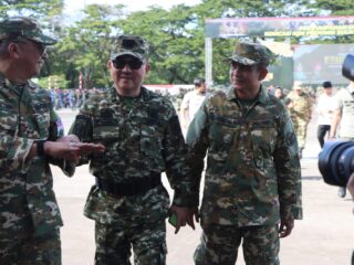 Wabup Pinrang, Hadiri Upacara Penetapan Komcad Berasal Dari Unsur ASN Provinsi Sulawesi Selatan