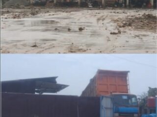 Aktifitas Houling  Ban  Bekas dari Desa Siumbatu Menuju Jety,  PT. AZKA Sangat  Mengganggu Pengendara  Umum