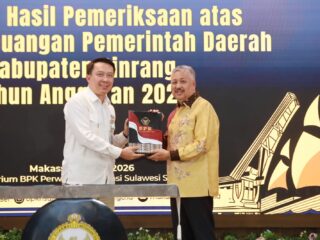 Pemkab Pinrang Kembali Raih Opini WTP atas LKPD Tahun Anggaran 2025