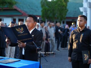 Lantik Empat Kepala OPD Baru, Syaharuddin Alrif: Tekankan  Pengabdian ke Masyarakat