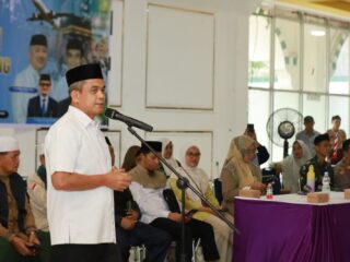 Pemkab Pinrang Sambut Kepulangan Jamaah Haji Kloter 8 di Masjid Agung Al-Munawwir Pinrang