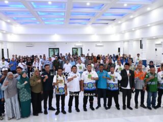 Puluhan Warga Desa Batuah Kabupaten Kukar Studi Ketahanan Pangan di Sidrap, Disambut Langsung Bupati Syaharuddin