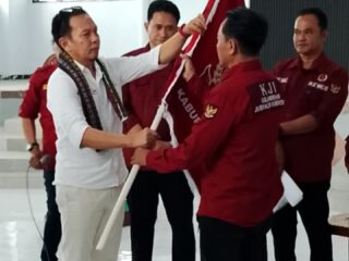 Dinas Diskominfotik Kabupaten Wajo Hadiri Pelantikan KJI.