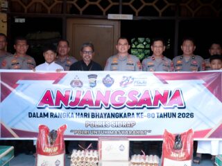 Jelang Hari Bhayangkara 80, Polres Sidrap Gelar Anjangsana Sambangi Panti Asuhan dan Personel Sakit