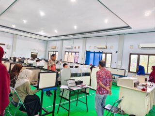 Rektor UMS Rappang Pantau Langsung Pelaksanaan Tes  bstantif Seleksi PPG Calon Guru 2026