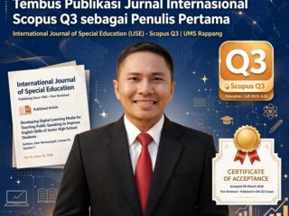 Dr. Sam Hermansyah Jadi Penulis Pertama di Jurnal Internasional Scopus Q3