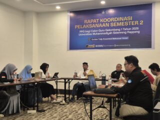 PPG UMS Rappang Matangkan Semester 2, Bahas UAS hingga Persiapan PPL Mandiri