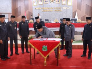 DPRD dan Pemkab Pinrang Tandatangani Nota Kesepakatan Rancangan KUA-PPAS TA.2027