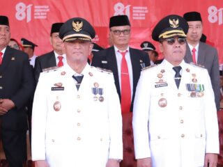 Bupati Wajo Sebagai Inspektur Upacara pada  (HUT) ke-81 Kemerdekaan Republik Indonesia: Andi Rosman Mengajak Masyarakat Berkobtrbsi Dalam Pembangunan Daerah