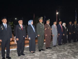 Jelang Peringatan HUT Ke-81 RI Apel Bersama Kehormatan & Renungan suci Di Taman Makam Pahlawan (TMP) Empagae, Tanasitolo