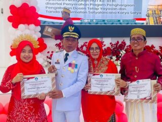 Momen HUT ke-81 RI, 7 Dosen UMS Rappang Raih Penghargaan dari LLDIKTI IX