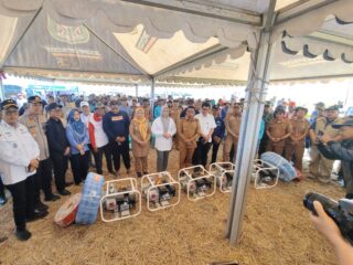 Wagub Sulsel Apresiasi Polres Sidrap, Water Cannon Turun Bantu Sawah Petani