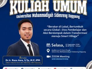 UMS Rappang Gelar Kuliah Umum, Dorong Mahasiswa Berakar di Lokal dan Bertumbuh Secara Global