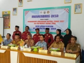 Musrembang desa wewangtewu pembahasan rancangan RKPedes tahun anggaran 2027-2028