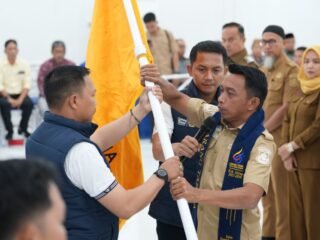 Karang Taruna Kecamatan se-Sidrap Dikukuhkan, Komitmen Perkuat Gerakan Sosial Kemasyarakatan