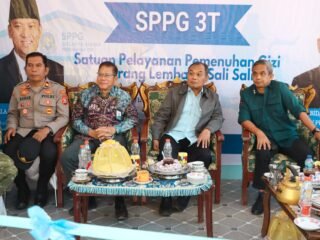 Wakil Bupati Pinrang Hadiri Secara Daring Peluncuran SPPG 3T di Desa Sali Sali, Kecamatan Lembang