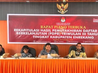 Generasi Muda Dominasi DPT Enrekang, Pemilih Gen Z dan Milenial Capai 61,2 Persen.